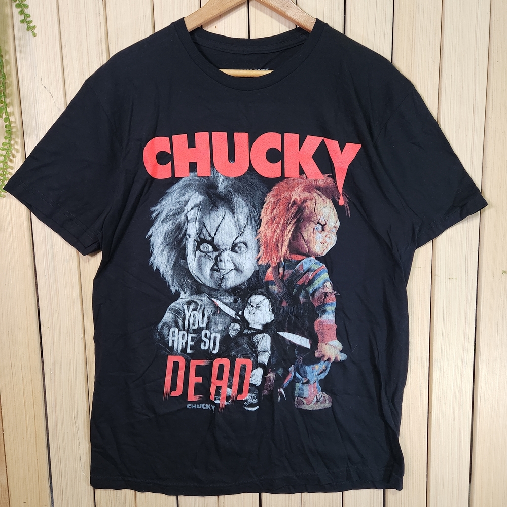 Chucky Graphic T-Shirt Black Size L